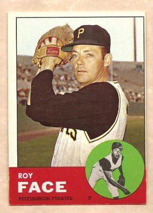 1963 Topps baseball card #409 Roy Face Pittsburgh Pirates EX/NM