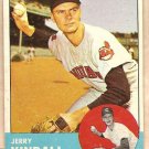 1963 Topps baseball card #36 Jerry Kindall Cleveland Indians VG/EX