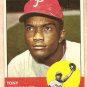 1963 Topps baseball card #32 Tony Gonzalez Philadelphia Phillies EX-