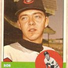 1963 Topps baseball card #266 Bob Allen Cleveland Indians EX