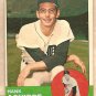 1963 Topps baseball card #257 Hank Aguirre Detroit Tigers EX