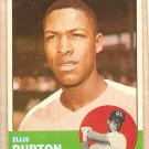 1963 Topps baseball card #262 Ellis Burton Houston Colt 45's EX