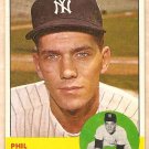 1963 Topps baseball card #264 Phil Linz New York Yankees EX