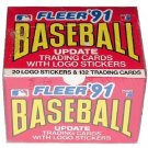 1991 Fleer factory baseball card UPDATE set, 132 cards, Factory sealed, never opened, MINT