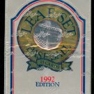 1992 Leaf Set Baseball card wax box, series 1, Factory sealed, 36 packs, never opened, MINT