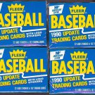 1990 Fleer baseball card UPDATE set, 132 cards, Factory sealed, never opened, MINT, Frank Thomas RC