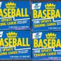 1990 Fleer baseball card UPDATE set, 132 cards, Factory sealed, never opened, MINT, Frank Thomas RC