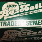 1987 Topps factory baseball card UPDATE Traded set, 132 cards, never opened, MINT