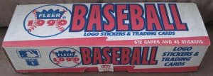 1990 Fleer factory baseball card set, factory sealed, never opened, MINT