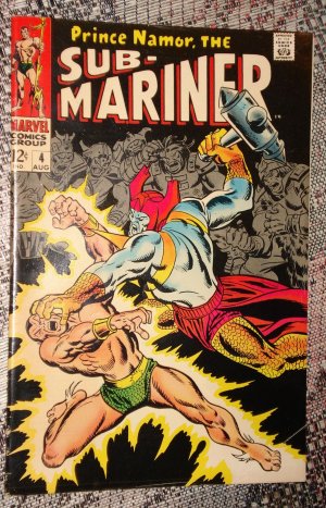 Marvel Comics Sub-Mariner #4 Fine condition, 1968, with Attuma