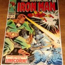 Iron Man #4 (1968) comic book, Marvel Comics, The Unicorn VF/NM silver age