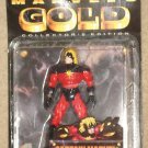 Marvel's Gold Captain Marvel action figure 1997, MIP Toy Biz Mar-Vell