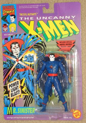 Marvel Uncanny X-Men Mr. Sinister action figure 1992, MIP Toy Biz mutants