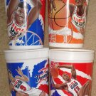 4 McDonalds NBA Dream Team II Cups 1994 USA Basketball Shaquille O'Neal