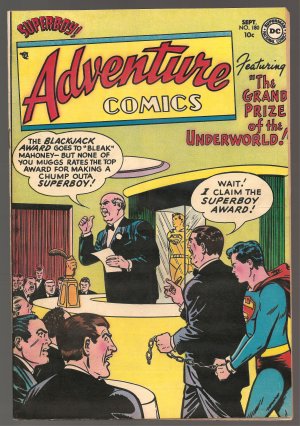 Adventure Comics #180 (1952) comic book DC Comics Superboy Aquaman Johnny Quick Green Arrow F/VF