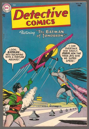 Detective Comics #216 (1955) comic book DC Comics Batman & Robin F/VF expert restoration