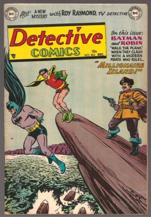Detective Comics #202 (1953) comic book DC Comics Batman & Robin & Robotman VG+