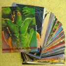 1993 Marvel Masterpieces comic book artwork card set, 90 cards NM/M Hulk Iron Man Avengers