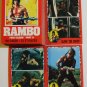 1985 Topps Rambo First Blood Part 2 movie card set 66 cards, Sylvester Stallone