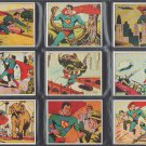 1984 SUPERMAN reprint card set of 1941 Gum Inc card set, 72 cards, NM/M