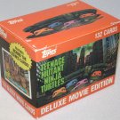 1990 Topps Teenage Mutant Ninja Turtles (TMNT) Deluxe Edition movie card set, 132 cards, NM/MT
