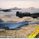 1993 Top Pilot Mach 2 military aircraft card set, 14 cards, NM/M Air Force, Marines, jets, fighters
