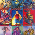 1994 Fleer Ultra X-Men comic card set, 150 cards, NM/M Marvel comics Wolverine Cyclops
