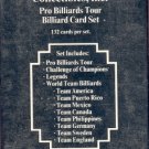 1993 World Wide Collectibles Pro Billiards Tour factory sealed 132 card set, Mint, pocket pool