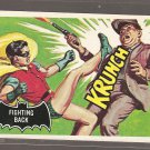 1966 Topps Batman (black bat) non-sports trading card #30 NM/M Fighting Back