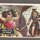 1966 Topps Batman (black bat) non-sports trading card #31 EX Threat of the Catwoman