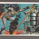 1966 Topps Batman (black bat) non-sports trading card #47 NM/M Deadly Robot