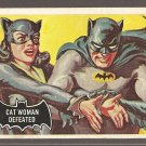 1966 Topps Batman (black bat) non-sports trading card #35 EX Cat Woman Defeated