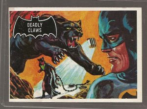 1966 Topps Batman (black bat) non-sports trading card #34 NM Deadly Claws