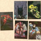 1994 DC Master Series Spectra Foil double sided 5 chase card set NM/MINT DS1 - DS5