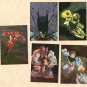 1994 DC Master Series Spectra Foil double sided 5 chase card set NM/MINT DS1 - DS5