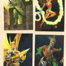 1994 DC Master Series Foil 4 chase card set NM/MINT F1, F2, F3, F4