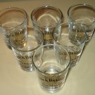 Jack Daniel's Tennessee Honey Whiskey shot glasses - set of 6! Never used, PERFECT condition!
