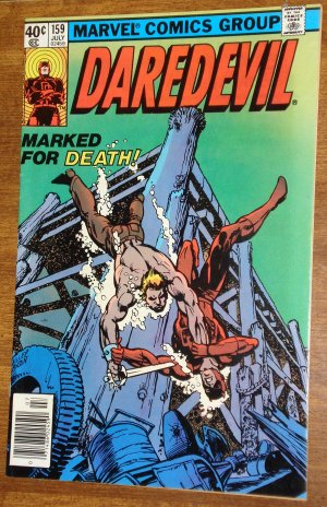 Daredevil #159 (D) comic book, Marvel Comics, VF/NM condition, 2nd Frank Miller