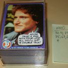 1978 Topps Mork & Mindy TV show cards 7 cards short of a complete set, NM Robin Williams Pam Dawber