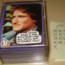 1978 Topps Mork & Mindy TV show cards 13 cards short of a complete set, NM Robin Williams Pam Dawber