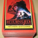 1983 Topps Return of the Jedi Series 1 cards, near set, 3 cards missing, EX/NM Luke Skywalker lot1
