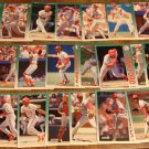 1992 Fleer St. Louis Cardinals baseball card team set, NM/M