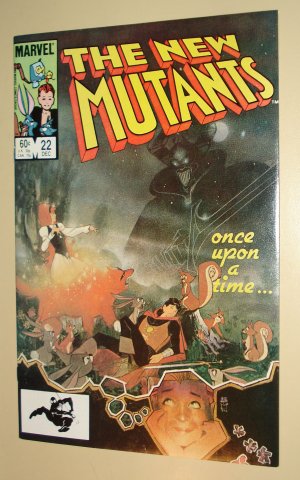 New Mutants #22 comic book - Marvel comics