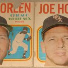 THREE 1970 Topps baseball poster (2) Joe Horlen Denny McLain #'s 1 & 24