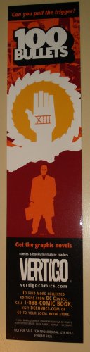 DC Comics Vertigo 100 Bullets promo promotional bookmark, 2002