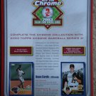 2003 Topps Chrome (series 2) baseball card promo promotional ad sneak preview sheet, NM/M