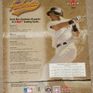 2003 Fleer Authentic baseball card promo promotional ad sneak preview sheet, NM/M
