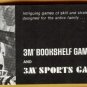 Early 1970's (?) 3M Bookshelf & Sports games catalog, NM, strategy, sports, classics, more!