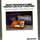 1980's Pressman games catalog, NM, Jeopardy, Wheels of Fortune, Newlywed game