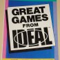 1984 Great Games From Ideal catalog - Trouble, Headache, PopOmatic & more. NM